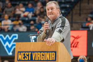 EARLY DAYS: Darris Nichols' visit to Coliseum sparks Bob Huggins discussion about his coaching beginnings